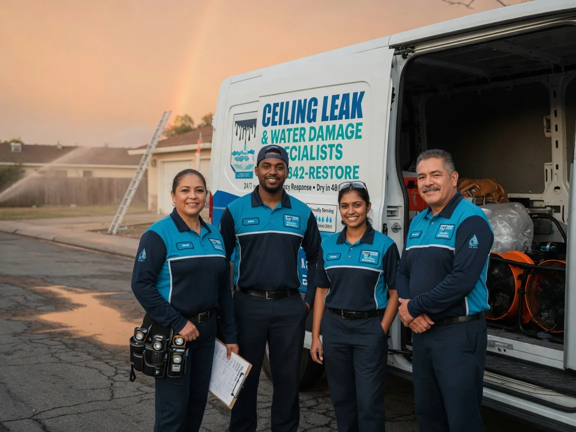 Ceiling Leak Cleanup company in Wolf Lake, IL